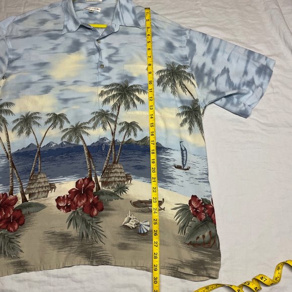 Pierre Cardin Hawaiian Shirt - Picture 2 of 4